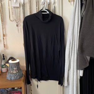 Men’s Abercrombie & Fitch soft A&F essentials mock neck long sleeve // size L